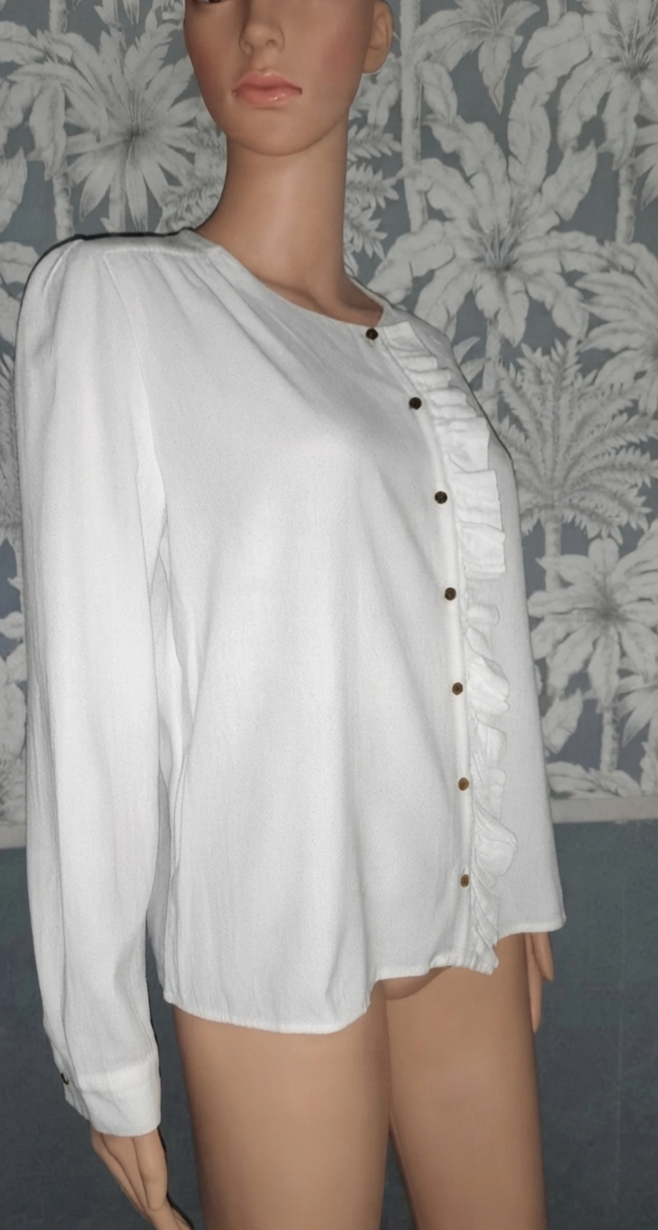 Des Petits Hauts white shirt size 1 – photo 4